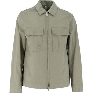 Duno, Heren, Jassen, Groen, Maat: L Linnen,