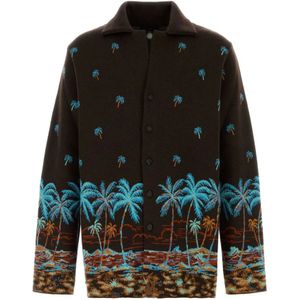 Alanui, Heren, Truien, Veelkleurig, Maat: L Wol,