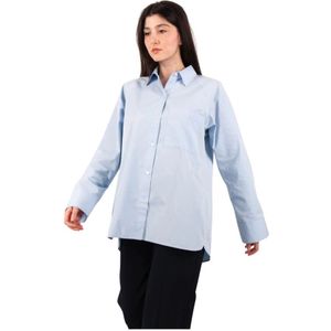 Elvine, Dames, Overhemden, Blauw, Maat: M