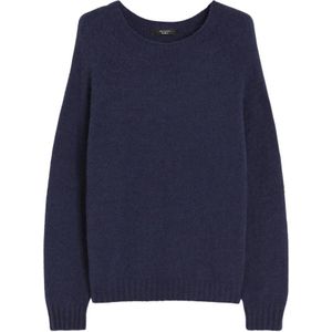 Weekend Max Mara, Dames, Truien, Blauw, Maat: XS Katoen,