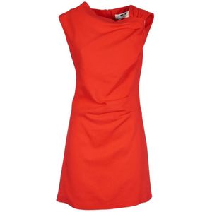 Msgm, Dames, Jurken, Rood, Maat: S