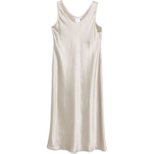 Max Mara, Dames, Jurken, Grijs, Maat: XS Zijde,