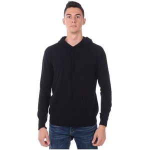 Daniele Alessandrini, Heren, Sweatshirts & Hoodies, Zwart, Maat: XL Wol,