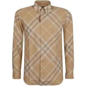 Burberry, Dames, Blouses & Shirts, Veelkleurig, Maat: 2XS Katoen,