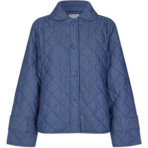 Lollys Laundry, Dames, Jassen, Blauw, Maat: XS Polyamide,