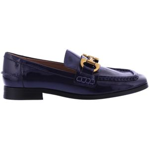 Bibi Lou - Drew Naplack Loafer - Blauw - Suède - Dames