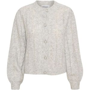 Karen by Simonsen, Dames, Truien, Grijs, Maat: XS Wol,