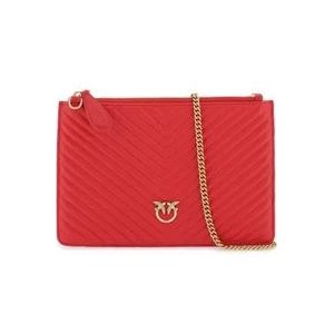 Pinko Shoulder Bags , Red , Dames , Maat: ONE Size