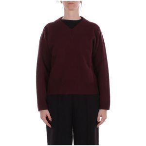 Alpha Studio, Dames, Truien, Rood, Maat: XS