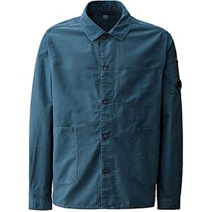 C.p. Company, Heren, Overhemden, Blauw, Maat: S