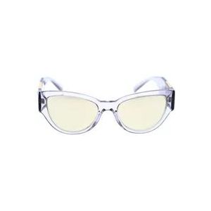 Versace Stijlvolle cat-eye zonnebril , Gray , unisex , Maat: 55 MM