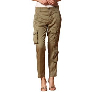 Mason's, Dames, Broeken, Groen, Maat: XL Modal,