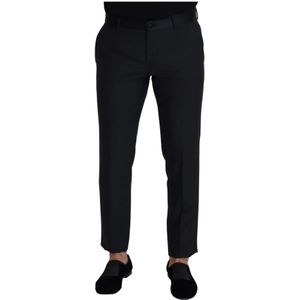 Dolce & Gabbana, Heren, Broeken, Zwart, Maat: L Zijde,