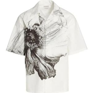 Alexander McQueen, Heren, Overhemden, Wit, Maat: M Katoen,
