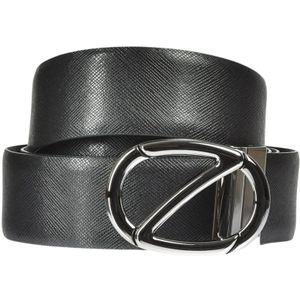 Zegna, Heren, Accessoires, Zwart, Maat: 95 CM Wol,