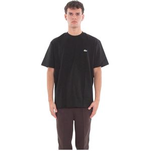 Lacoste, Heren, Tops, Zwart, Maat: L Jersey,