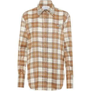 Philipp Plein, Dames, Blouses & Shirts, Veelkleurig, Maat: XS Lame,