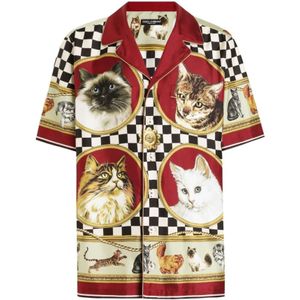 Dolce & Gabbana, Heren, Overhemden, Veelkleurig, Maat: M