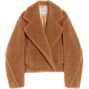 Max Mara, Dames, Jassen, Bruin, Maat: XS Zijde,
