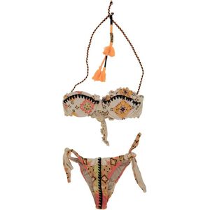 F**k, Dames, Badkleding, Veelkleurig, Maat: M Tweed,