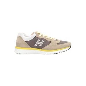 Hogan Suede Gym Sneakers , Beige , Heren , Maat: 41 EU