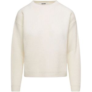 Mauro Grifoni, Dames, Truien, Beige, Maat: 2XS Wol,