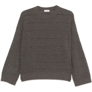 Brunello Cucinelli, Dames, Truien, Grijs, Maat: M