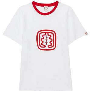 Ines de la Fressange Paris, Dames, Tops, Wit, Maat: L Katoen,