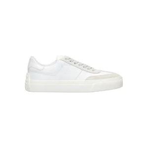 Tod's Suède Sneakers met Rubberen Zolen , White , Heren , Maat: 39 EU