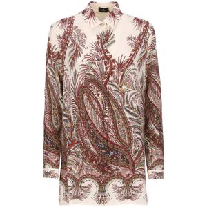 Etro, Dames, Blouses & Shirts, Veelkleurig, Maat: S Zijde,