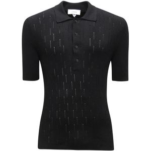 Lardini, Heren, Tops, Zwart, Maat: S