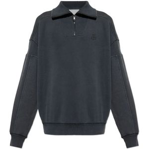 Isabel Marant, Heren, Sweatshirts & Hoodies, Zwart, Maat: XS Katoen,
