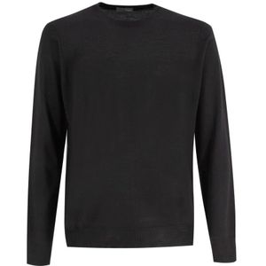 Drumohr, Heren, Truien, Zwart, Maat: 2XL Wol,