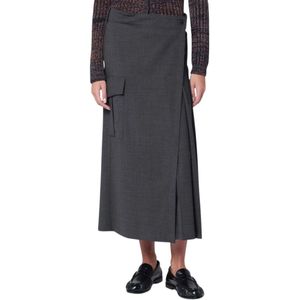 P.a.r.o.s.h., Dames, Rokken, Grijs, Maat: XS