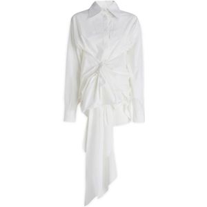 Quira, Dames, Blouses & Shirts, Wit, Maat: S