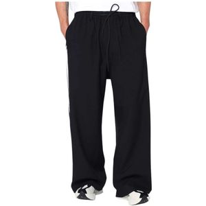 Y-3, Heren, Broeken, Zwart, Maat: L