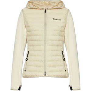 Moncler, Dames, Jassen, Beige, Maat: XS Katoen,