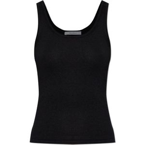 Max Mara, Dames, Tops, Zwart, Maat: S Kasjmier,