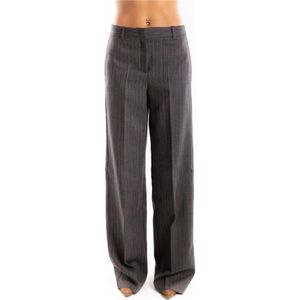 Marella, Dames, Broeken, Grijs, Maat: XS Wol,