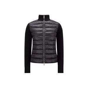 Moncler Stijlvolle Cardigan Model J1 093 , Black , Dames , Maat: L