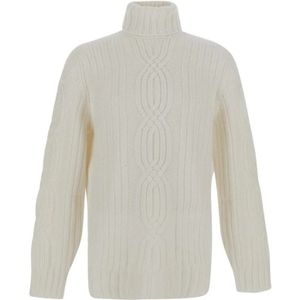 Brunello Cucinelli, Heren, Truien, Wit, Maat: M Kasjmier,
