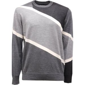 Armani, Heren, Truien, Grijs, Maat: L Wol,