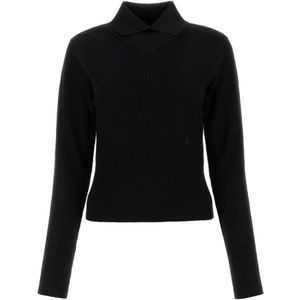 Jil Sander, Dames, Truien, Zwart, Maat: S Wol,