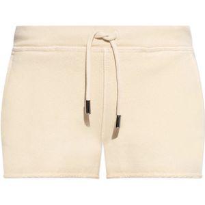 Dsquared2, Dames, Korte broeken, Beige, Maat: 2XS Katoen,