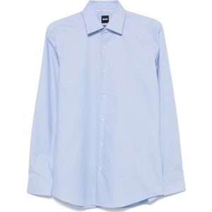 Hugo, Heren, Overhemden, Blauw, Maat: 2XL Katoen,