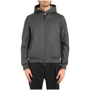 Duno, Heren, Jassen, Grijs, Maat: XL Wol,