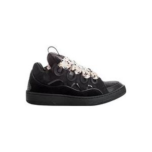 Lanvin Originele Curb Sneakers , Black , Dames , Maat: 40 EU