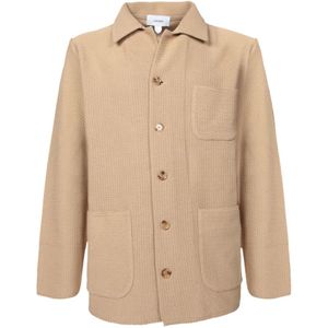 Lardini, Heren, Jassen, Beige, Maat: XL Katoen,