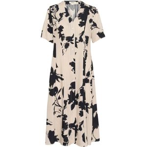 Soaked in Luxury - Bloemen Duotone Jurk - Veelkleurig - Dames