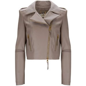 Elisabetta Franchi, Dames, Jassen, Roze, Maat: S Poliester,